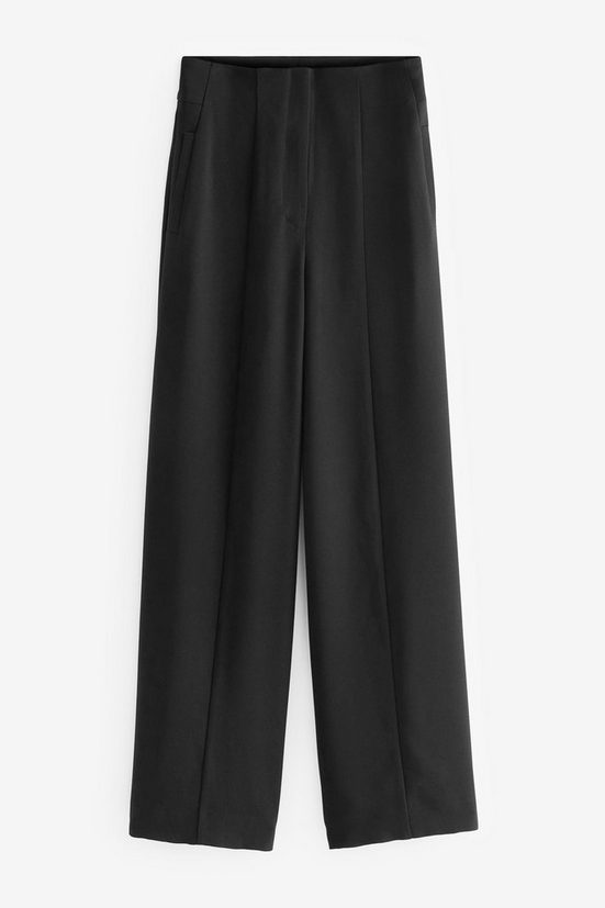 NEXT Stoffhose Figurbetonte Hose mit besonders weitem Bein 1-tlg mehr