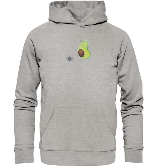 MR. & MRS. PANDA Hoodie Größe XXL Avocado Tanzen - Heather Grey - Geschenk, Veggie, Gesund, F (1-tlg) Besonders weich mehr Neueste Mode