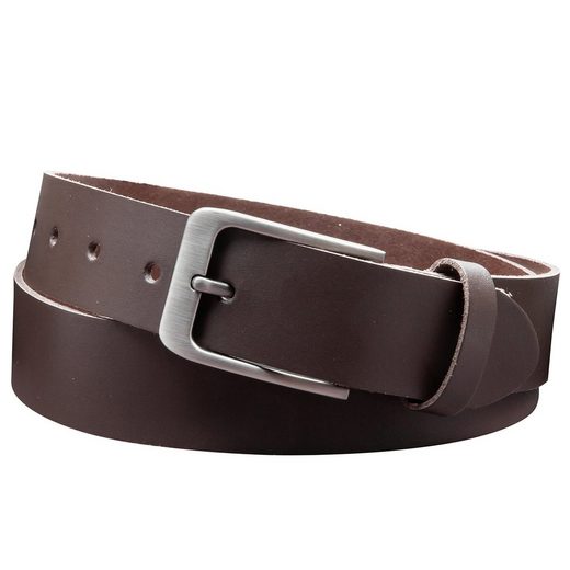 COLOGNEBELT Ledergürtel D11-SL Schlicht dennoch modern mit Dornschließe, MADE IN GERMANY mehr Tiefpreis