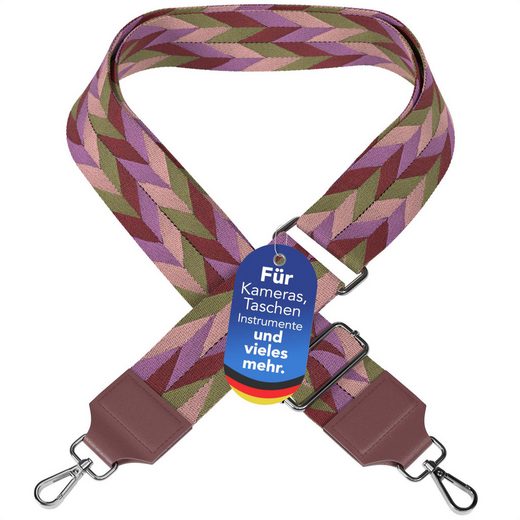 EAZY CASE Schulterriemen Schultergurte für Taschen gemustert Wechselband Taschenriemen Festivalbag verstellbar universal Violett mehr Meist gekauft