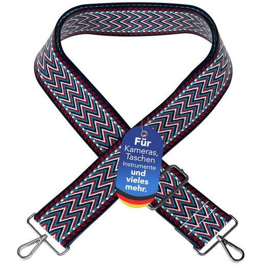 EAZY CASE Schulterriemen Schultergurte für Taschen gemustert Wechselband Taschenriemen Festivalbag verstellbar universal Violett mehr Fabrik Onlineshop