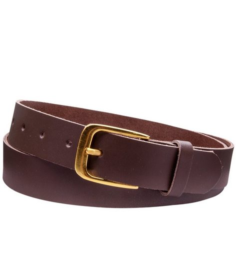 COLOGNEBELT Ledergürtel C16-SL Schlicht dennoch modern mit Dornschließe, MADE IN GERMANY mehr Preisnachlass