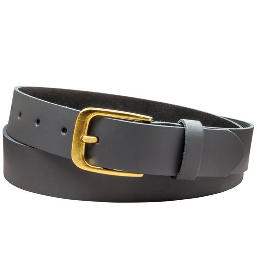 COLOGNEBELT Ledergürtel C16-SL Schlicht dennoch modern mit Dornschließe, MADE IN GERMANY mehr Saisonschlussverkauf