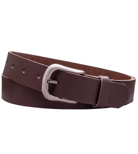 COLOGNEBELT Ledergürtel C24-SL Schlicht dennoch modern mit Dornschließe, MADE IN GERMANY mehr Cyber Monday