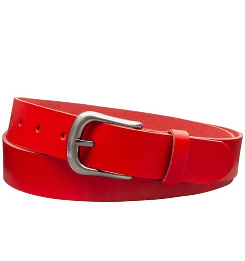 COLOGNEBELT Ledergürtel C24-SL Schlicht dennoch modern mit Dornschließe, MADE IN GERMANY mehr Weihnachtsangebot