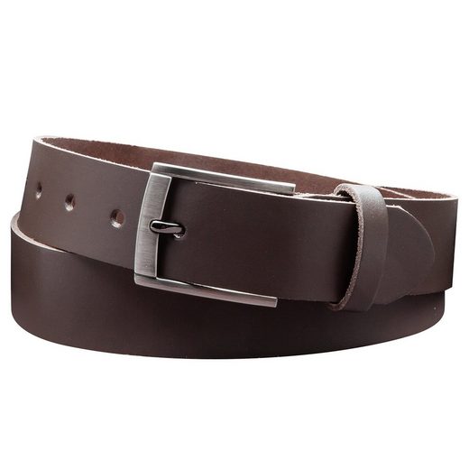 COLOGNEBELT Ledergürtel D18-SL Schlicht dennoch modern mit Dornschließe, MADE IN GERMANY mehr Räumungsverkauf