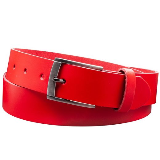 COLOGNEBELT Ledergürtel D18-SL Schlicht dennoch modern mit Dornschließe, MADE IN GERMANY mehr Räumungsverkauf