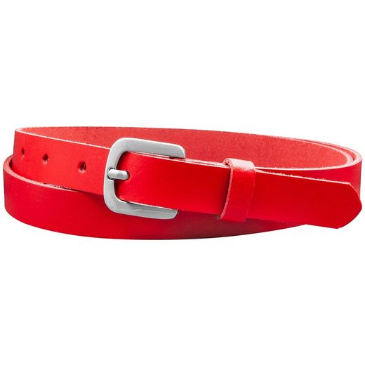 COLOGNEBELT Ledergürtel A5-SL Echt Leder Gürtel 2 cm Breit in Schwarz mit stilvoller Gürtelschließe, leger und modern mehr Vierteljährliche Förderung