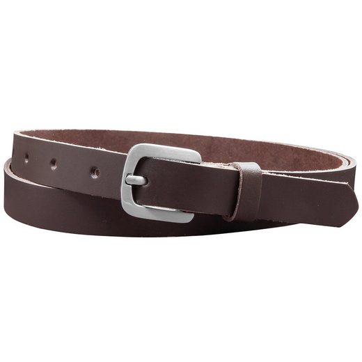 COLOGNEBELT Ledergürtel A5-SL Echt Leder Gürtel 2 cm Breit in Schwarz mit stilvoller Gürtelschließe, leger und modern mehr Discount Store für neue Produkte