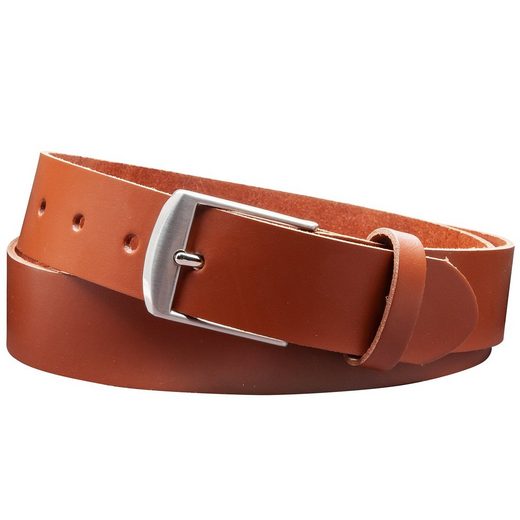 COLOGNEBELT Ledergürtel D9-SL Schlicht dennoch modern mit Dornschließe, MADE IN GERMANY mehr Speichern exportieren