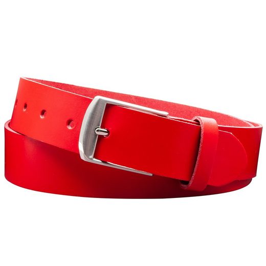 COLOGNEBELT Ledergürtel D9-SL Schlicht dennoch modern mit Dornschließe, MADE IN GERMANY mehr Black Friday Preise