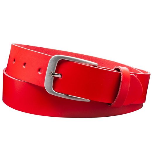 COLOGNEBELT Ledergürtel D28-SL Schlicht dennoch modern mit Dornschließe, MADE IN GERMANY mehr Angebote