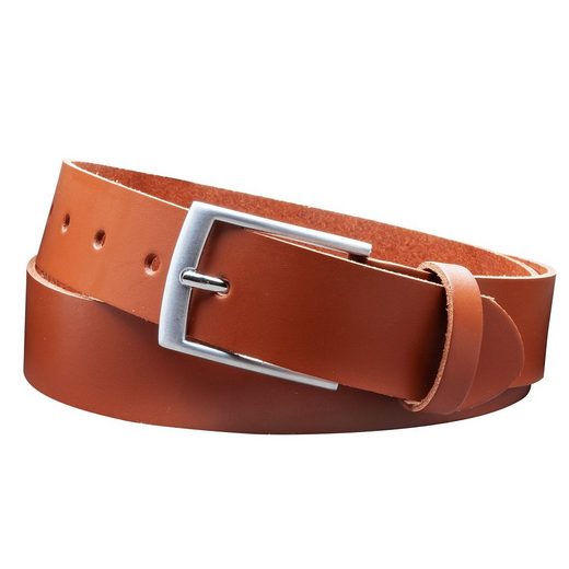 COLOGNEBELT Ledergürtel D21-SL Schlicht dennoch modern mit Dornschließe, MADE IN GERMANY mehr Günstiger Verkauf