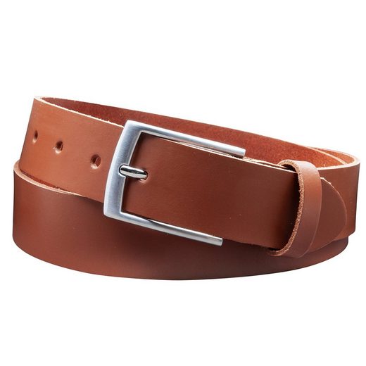 COLOGNEBELT Ledergürtel D21-SL Schlicht dennoch modern mit Dornschließe, MADE IN GERMANY mehr Günstiger Verkauf