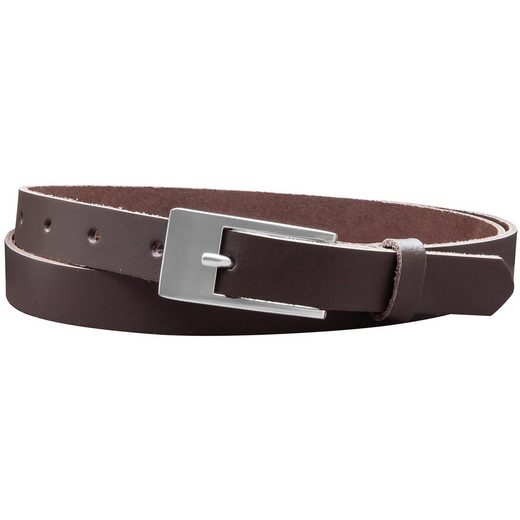 COLOGNEBELT Ledergürtel A4-SL 2 cm breiter Gürtel echt Leder in Cognac mit stilvoller Gürtelschließe, leger und modern mehr Online Outlet