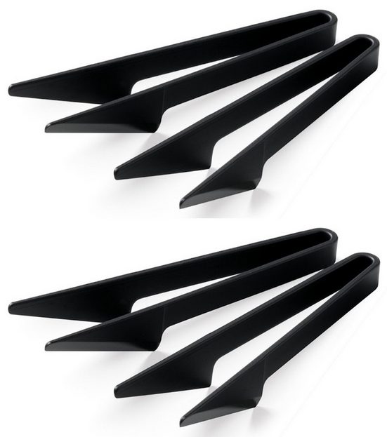B.X Raclettepfännchen Stöckli Raclette und Grill Zangen Twist, schwarz, 4 Stück mehr