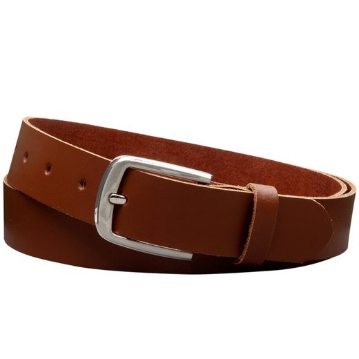 COLOGNEBELT Ledergürtel C15-SL Schlicht dennoch modern mit Dornschließe, MADE IN GERMANY mehr Kostenlose Rückgabe