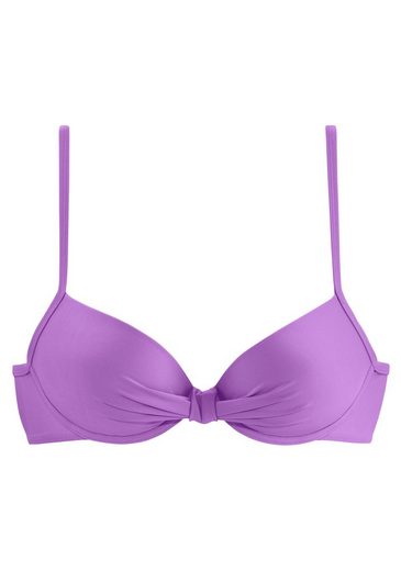 S.OLIVER Bügel-Bikini-Top Spain mit geraffter Mitte mehr Nur für heute