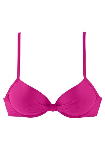 S.OLIVER Bügel-Bikini-Top Spain mit geraffter Mitte mehr Nur für heute