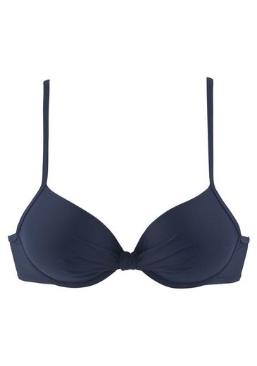 S.OLIVER Bügel-Bikini-Top Spain mit geraffter Mitte mehr Sonderangebot der Fabrik
