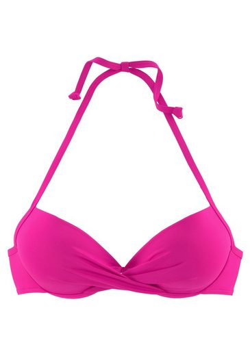 S.OLIVER Push-Up-Bikini-Top Spain in Wickeloptik mehr Bis zu 55% Rabatt