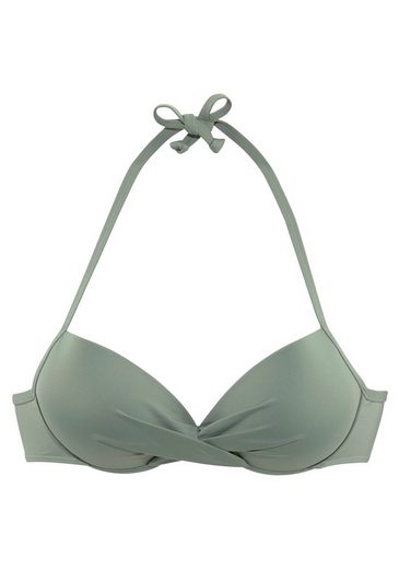 S.OLIVER Push-Up-Bikini-Top Spain in Wickeloptik mehr Discount Store für neue Produkte
