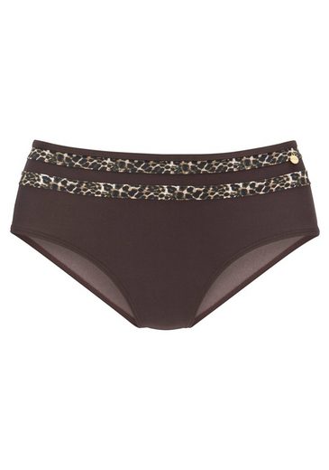 LASCANA Highwaist-Bikini-Hose Adele mit trendigen Details mehr Nur noch ein Tag übrig