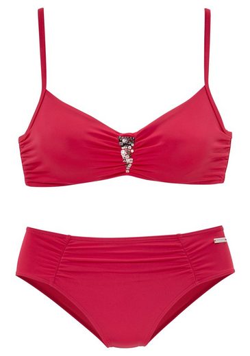 LASCANA Bügel-Bikini mit Pailletten-Verzierung mehr Black Friday Preise
