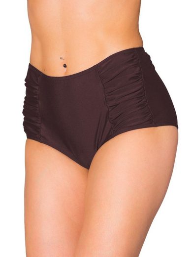 AQUARTI Bikini-Hose Aquarti Damen Bikinihose mit Hoher Taille und Raffung mehr 50% Rabatt für begrenzte Zeit