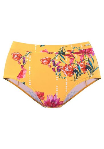 SUNSEEKER Highwaist-Bikini-Hose Modern mit floralem Design mehr 2025