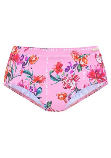 SUNSEEKER Highwaist-Bikini-Hose Modern mit floralem Design mehr 2025