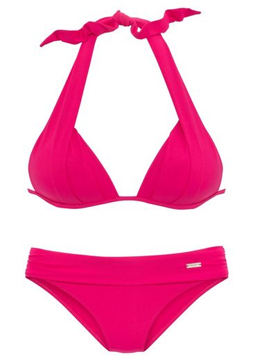 LASCANA Triangel-Bikini im Nacken zu binden, wattierte Cups, mit eingearbeiteten Kissen mehr im Angebot