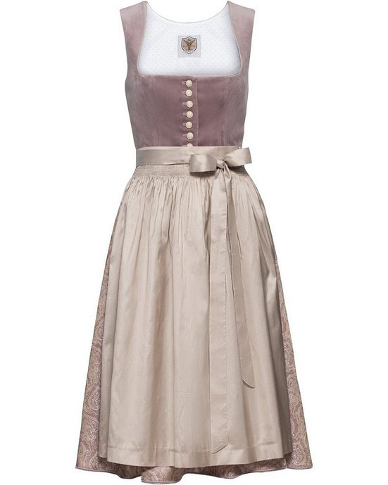 BERWIN & WOLFF Dirndl Samt Midi-Dirndl mehr Valentinstagsangebot