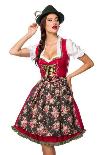 DIRNDLINE Dirndl Dirndl Kleid Oktoberfest Tracht Wiesn Wasn Trachtenmode Volksfest 2-tlg mehr Exklusive Angebote