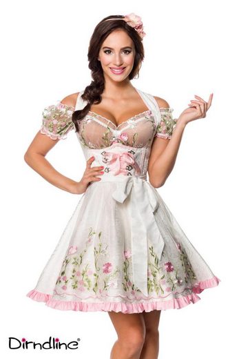 DIRNDLINE Dirndl Dirndl Kleid Tracht Wiesn Wasn Oktoberfest Trachtenkleid Outfit 3-tlg mehr Große Rabatte