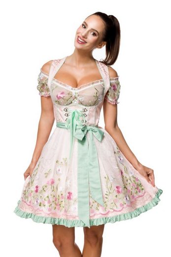 DIRNDLINE Dirndl Dirndl Kleid Tracht Wiesn Wasn Oktoberfest Trachtenkleid Outfit 3-tlg mehr Neuheiten