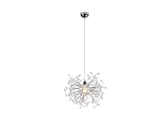 MEINEWUNSCHLEUCHTE LED Pendelleuchte Dimmfunktion, LED wechselbar, warmweiß, ausgefallene Designer Lampen für über-n Esstisch hängend, Gold Ø 52cm mehr Kostenloser Versand