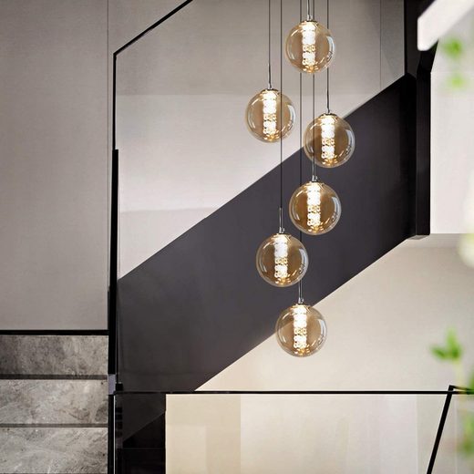 ZMH Pendelleuchte Esstisch Pendellampe Höhenverstellbar Kronleuchter LED wechselbar mehr Sonderangebot