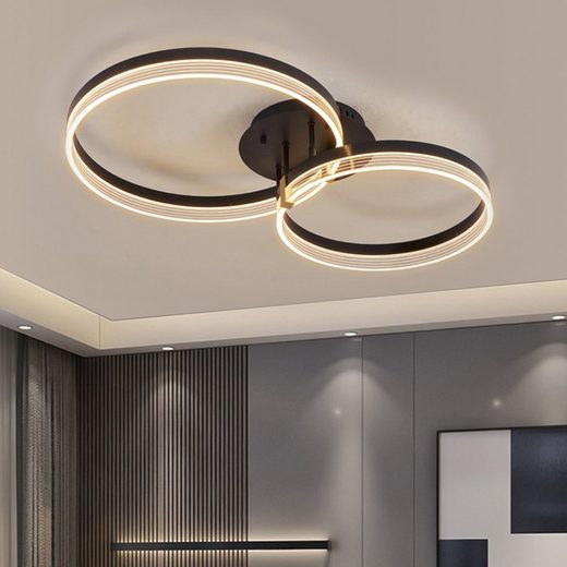 VICBUY Deckenleuchte LED Deckenleuchten, Stufenlos Dimmbare Deckenlampe, φ30+40cm mehr