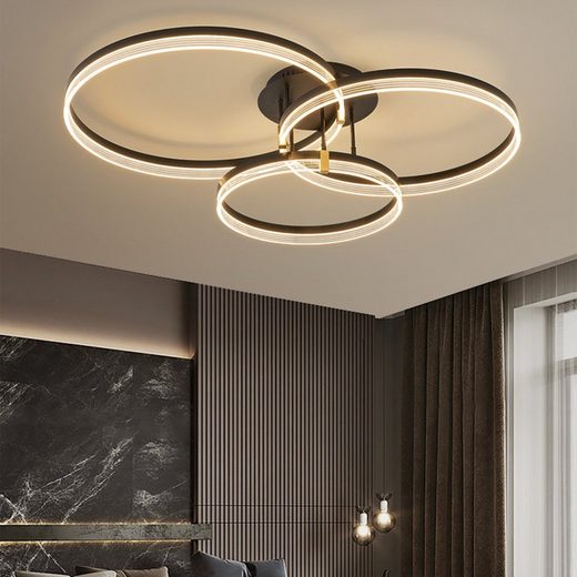 VICBUY Deckenleuchte LED Deckenleuchten, Stufenlos Dimmbare Deckenlampe, φ30+40cm mehr Günstig kaufen