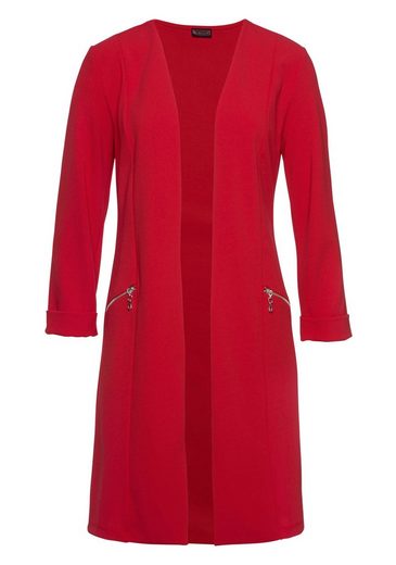 LAURA SCOTT Longblazer mit Reißverschlüssen mehr Lagerräumung