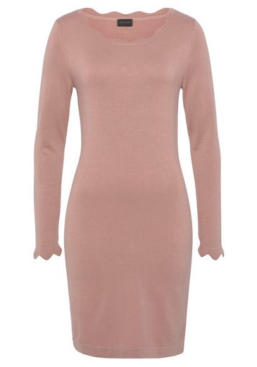 LAURA SCOTT Strickkleid mit femininer Wellenkante - NEUE FARBEN mehr Sonderangebote