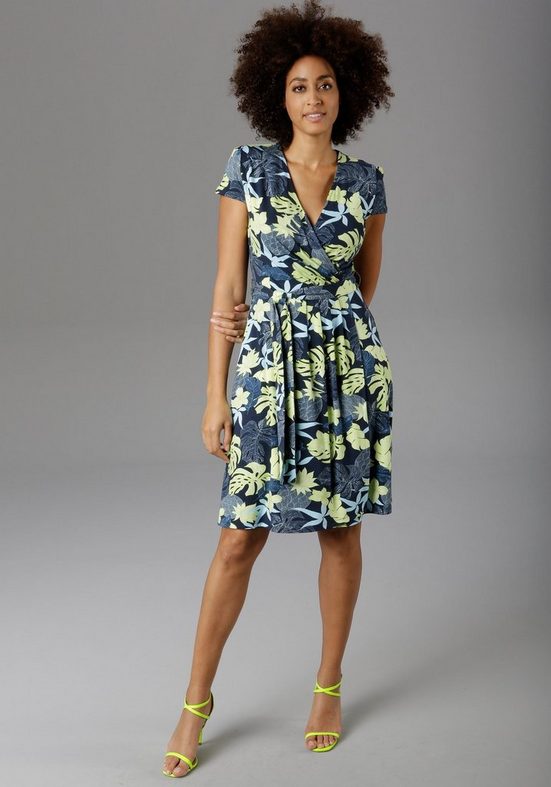 ANISTON SELECTED Sommerkleid in modischen Farben mehr