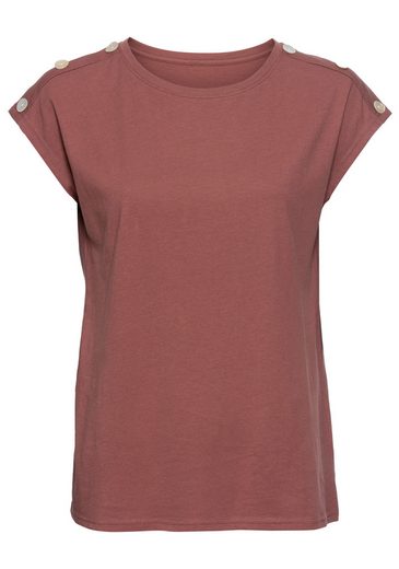 LAURA SCOTT T-Shirt mit Zierknöpfen - NEUE KOLLEKTION mehr