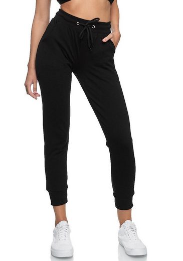 JEEL Sweathose Jogginghose Damen (1-tlg) Baumwolle, Lycra, Slim Fit mehr Bis zu 65% Rabatt