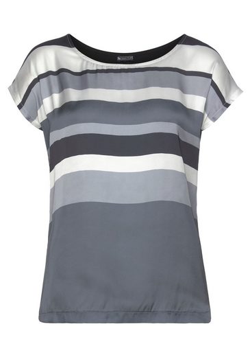 LAURA SCOTT Shirtbluse in modischem Streifen-Design mehr 50% Rabatt mit kostenlosem Versand
