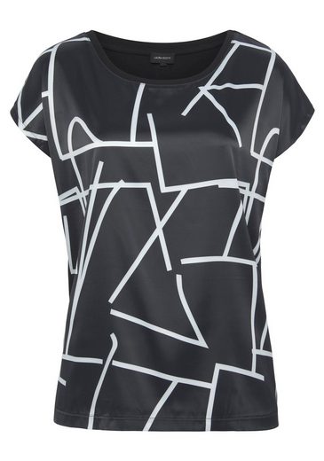 LAURA SCOTT Shirtbluse aus glänzendem Satin mehr Clearance-Verkauf