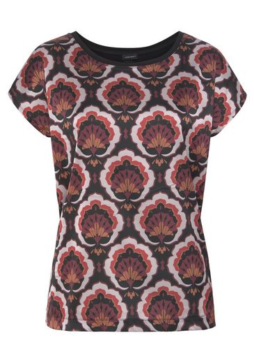 LAURA SCOTT Shirtbluse aus glänzendem Satin mehr Fabrikladen