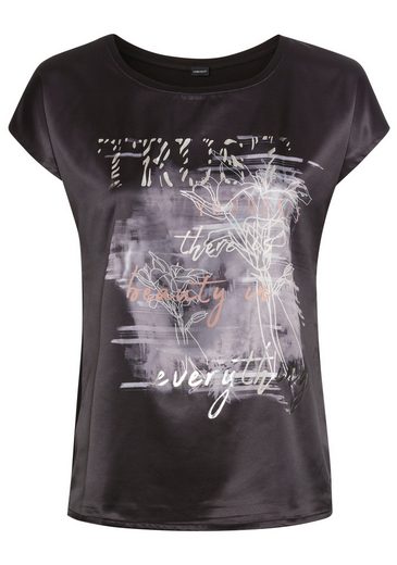 LAURA SCOTT Shirtbluse aus Satin mit dezentem Aufdruck mehr Rabatte dieses Monats