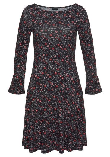 LAURA SCOTT Jerseykleid mit Volant am Ärmel mehr Blitzverkäufe